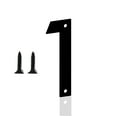 thumbnail image 1 of 8 Inch Metal House Numbers Letters, Black House Address Letters, Outdoor Mailbox Numbers, Modern Metal Address Number Letter for Homes, Apartments, Farms, Outside (1), 1 of 6
