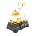 thumbnail image 1 of 8 Inch Money Pot White Rabbit Statue, 1 of 2
