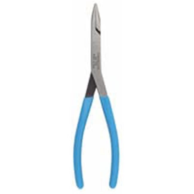 8-Inch Needle Nose Pliers - Blue - Long Reach - High Carbon Steel