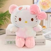 8 Inch New Sanrio Hello Kitty Plush Toy Cartoon Kuromi Cinnamoroll Pochacco Doll Toy Girls Birthday Holiday Gift