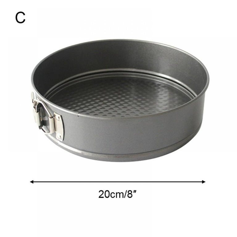 Choice 8 x 3 Non-Stick Aluminized Steel Springform Cake Pan
