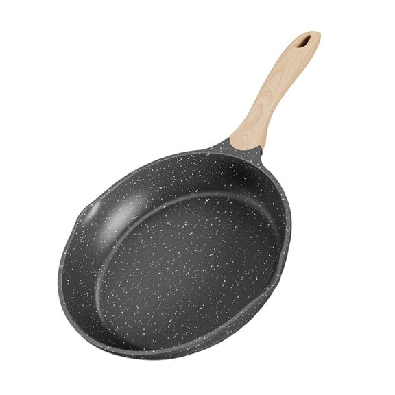 SLOK 8 inch Nonstick Frying Pan, Stone Coating Kitchen Cookware, Omelette Pan with Heat Resistant Handle
