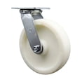 thumbnail image 1 of 8 Inch Nylon Wheel Swivel Caster with Ball Bearing Service Caster Brand, 1 of 2