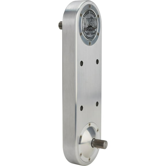 8 Inch Offset Steer Clear Steering Box Drop-Brushed-3/4-36 Spline