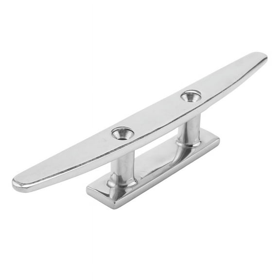 8 Inch Open Base Boat Cleat 316 Stainless Steel Hardware Cleats for Marine Deck Rope Tie Yacht Accessories