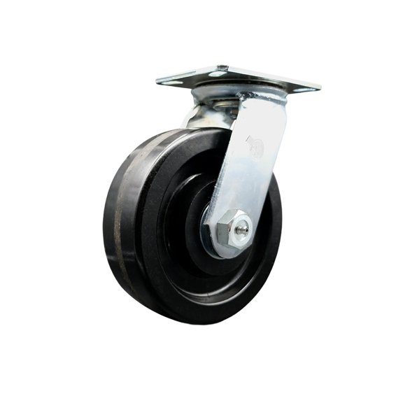 8 Inch Phenolic Wheel Heavy Duty Top Plate Swivel Caster Service Caster Brand