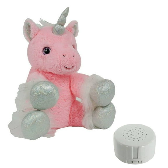 8 Inch Pink Unicorn Plush with Recorder Soft Musical Stuffed Toy,Interactive Unicorn with Recorder