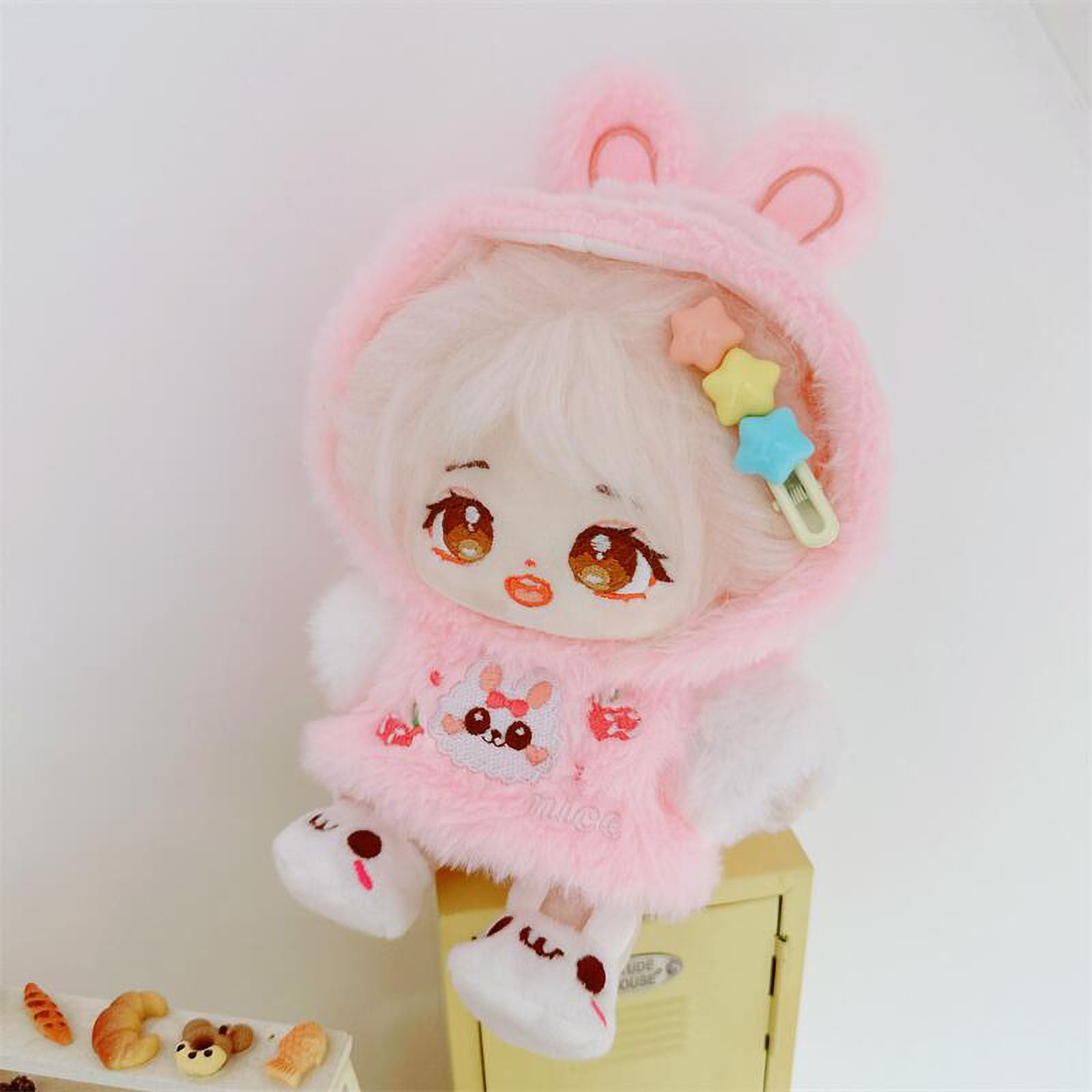 8 Inch Plush Doll20cm Cute Cotton Doll with Skeleton, Plush Doll