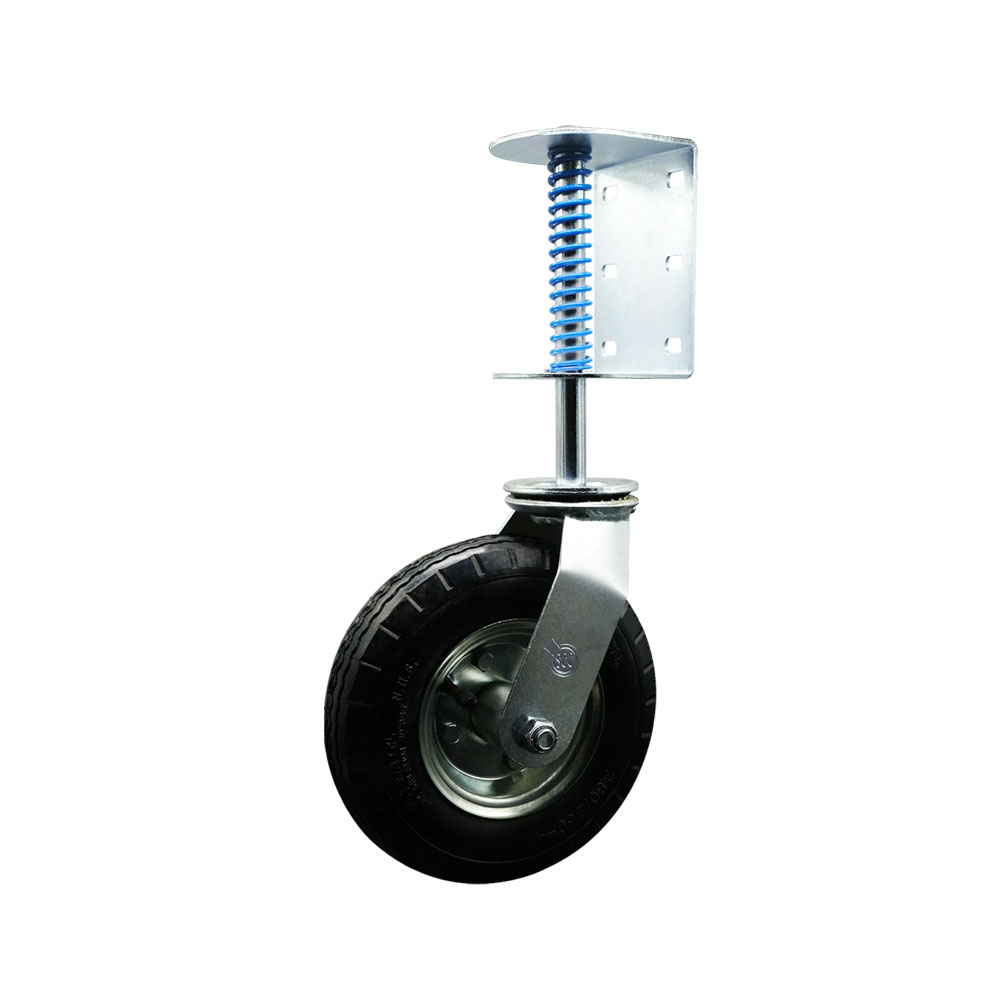 8 Inch Pneumatic Wheel - Swivel Gate and Ladder Caster - Service Caster Brand