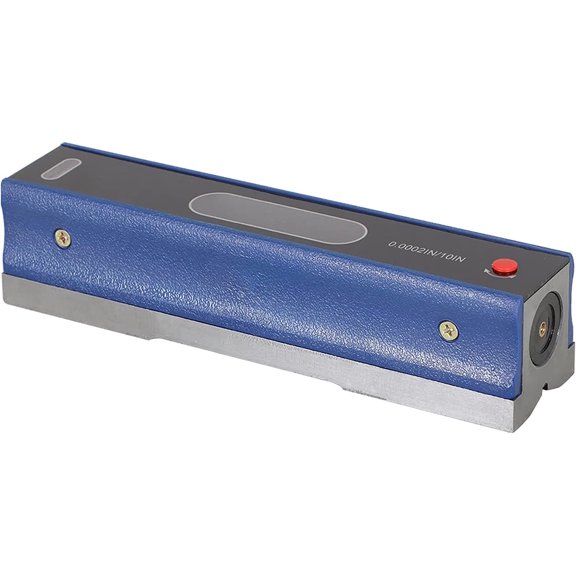 8 Inch Precision Level Accuracy 0.0002/10 Inch Use for Mechanist Measurement Tools with Fitted Wooden Box