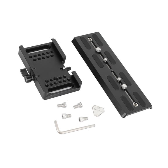 8-Inch Professional Camera Quick Release Plate With Integrated Base For Enhances Stability And Tripod Mounting