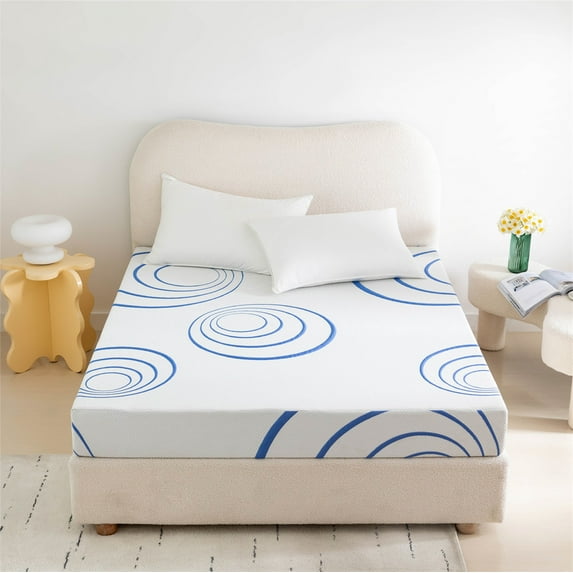 8 Inch Queen Mattress, Bamboo Charcoal Infused Gel Memory Foam Mattress in a Box, CertiPUR-US Certified, Queen Mattress with Fiberglass Free Cover, Medium