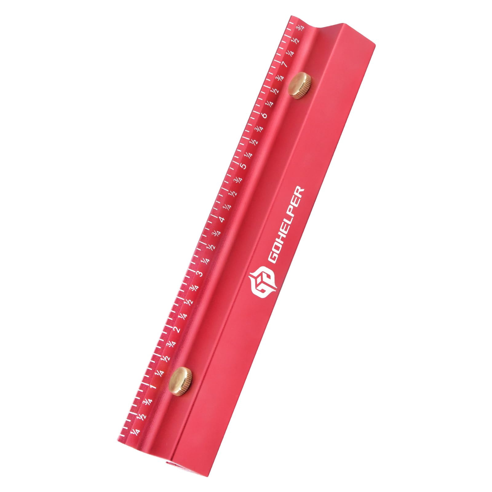 Knob Ruler 8 Inch Removable Carpenter Framing Square Fence with Edge Marking Ruler ...
