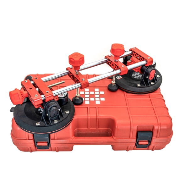 8 Inch Seamless Seam Setter Vacuum Suction Cups With Pressure Gauge For Seam Joining Leveling Solid Countertop Installation Tool ,Strong suction