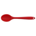 thumbnail image 1 of Silicone Cooking Spoons,7.9 Inch Heat Resistant Kitchen Spoons,Non Stick Soup Spoon for Dinner Table,Household Basting Utensils for Stirring,Serving and Mixing,Dishwasher Safe(Red), 1 of 4