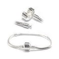 thumbnail image 1 of 8 Inch  Silver Barrel Clasp  Charm Bracelet, 1 of 2