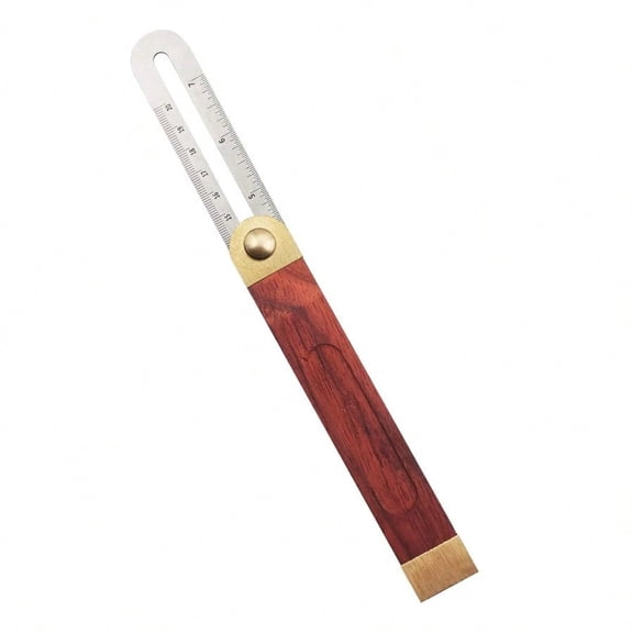 8 Inch Sliding T Bevel Gauge, Bevel Angle Finder with Wooden Handle, Angle Measuring Marking Tool for Carpenter Woodworking Craftsman