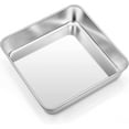 8 Inch Square Baking Pan, Square Cake Brownie Pan Stainless Steel for