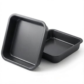 8 Inch Square Non-Stick Bake Pan, Rustproof Construction for Cakes & Lasagna, Dishwasher Safe & Easy Clean