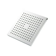 8 Inch Square Rain Shower Head Chrome Modern Brass Shower Head High Pressure for Bathroom