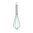 thumbnail image 1 of 8-Inch Stainless Steel Egg Beater - Manual Whisk for Baking, Mixing Eggs & Cream, Dishwasher Safe, Durable Kitchen Tool, 1 of 5