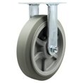 thumbnail image 1 of 8 Inch Stainless Steel Thermoplastic Rubber Wheel Rigid Caster with Ball Bearing, 1 of 2