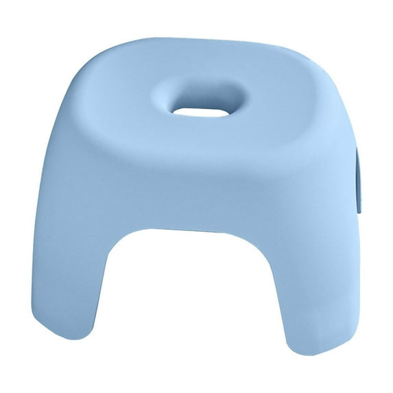 8 Inch Step Stool for Adults & Kids, Plastic Small Step Stool with Non-Slip Feet, Rectangular Stepping Stool for High Bed, Non-Slip Kitchen Stool for Bedroom, Kitchen & Living Room