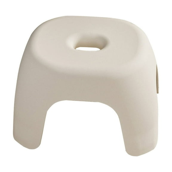 8 Inch Step Stool for Adults & Kids, Plastic Small Step Stool with Non-Slip Feet, Rectangular Stepping Stool for High Bed, Non-Slip Kitchen Stool for Bedroom, Kitchen & Living Room