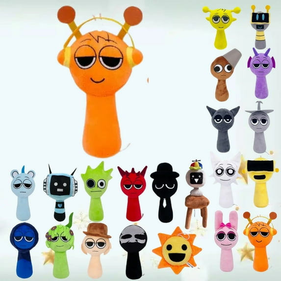 8 Inch The Sprunki Plush Collection, Featuring Popular Game Characters in Soft and Cuddly Form, Great for Kids, Teens, and Adults
