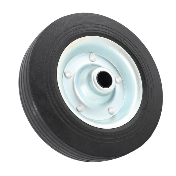 8 Inch Trailer Jack Wheel Replacement 1100 Lbs Capacity 48mm Rim Caster with Iron Bearing and Rubber Tire