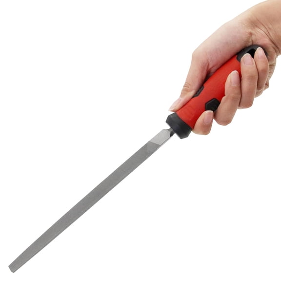 8-Inch Triangle Metal File T12 High Carbon Steel Hand File