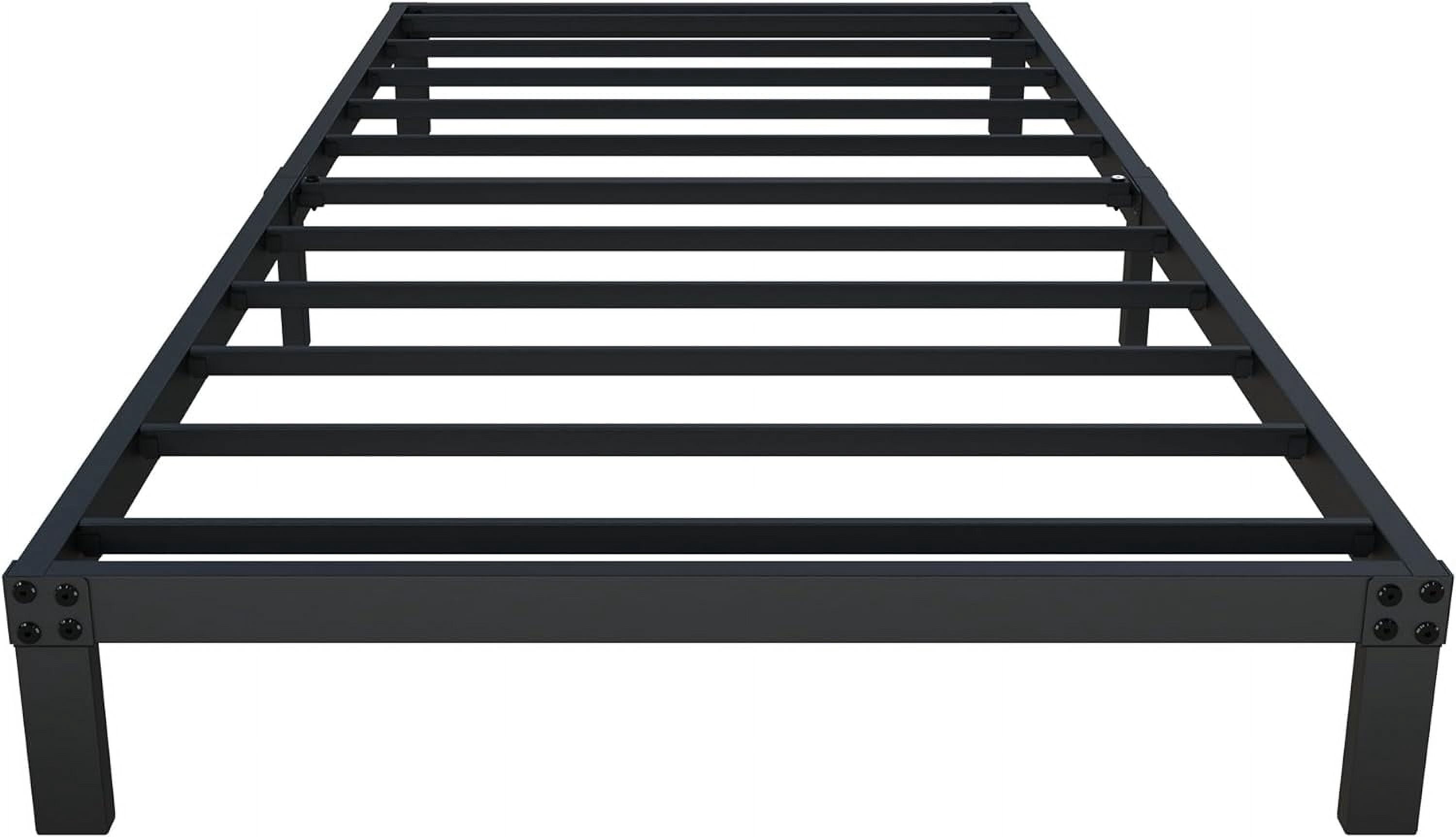 8 inch twin bed frames heavy duty metal platform bed frame no box