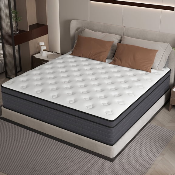 8 Inch Twin Gel Memory Foam Hybrid Mattress Pocket Spring In A Box Medium Firm