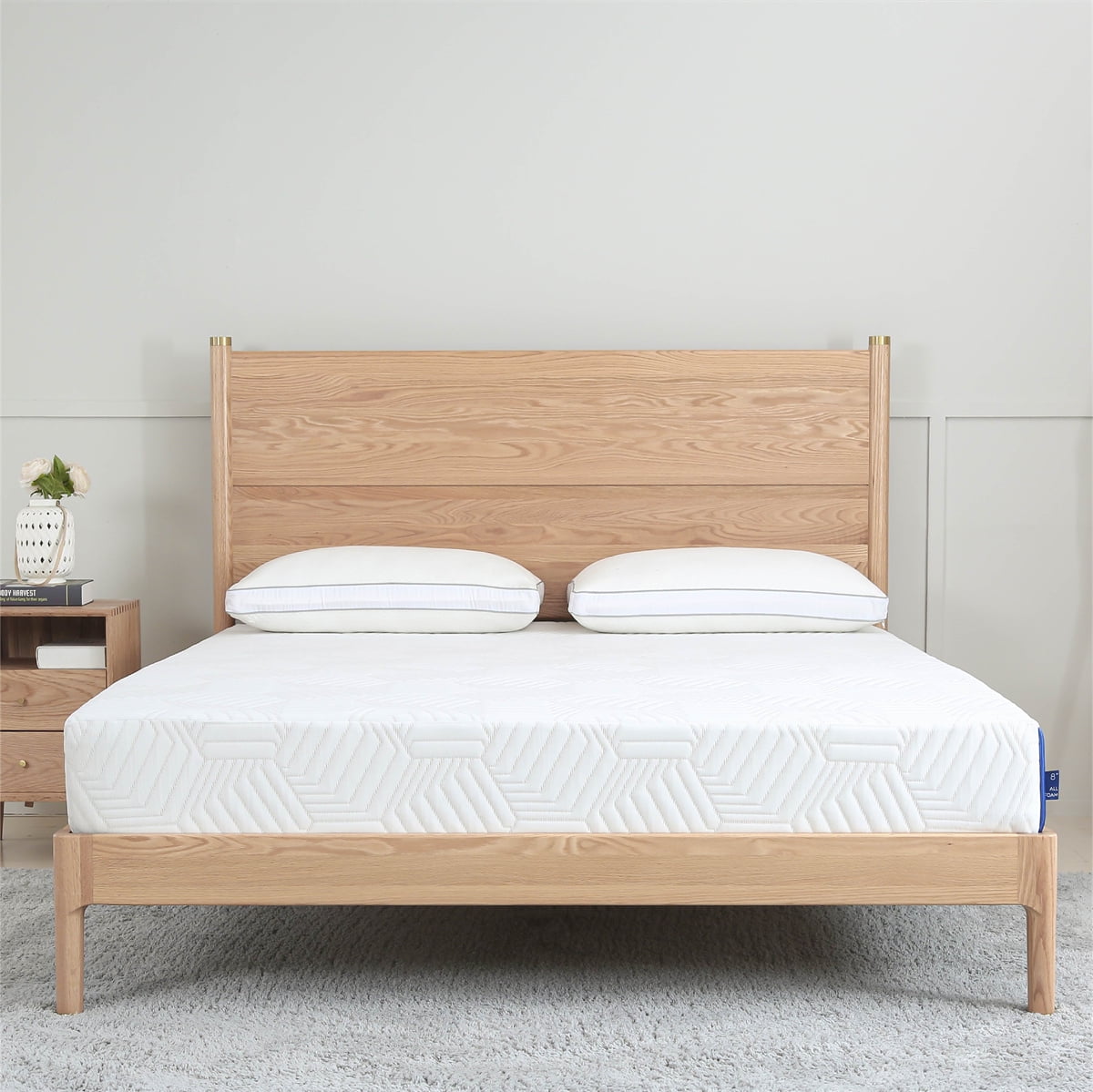 8 Inch Twin Mattress Gel Infused Memory Foam Mattress in a Box for Kids and Adults Twin Bed Mattress with Breathable Cover for Bunk Bed Medium Firm