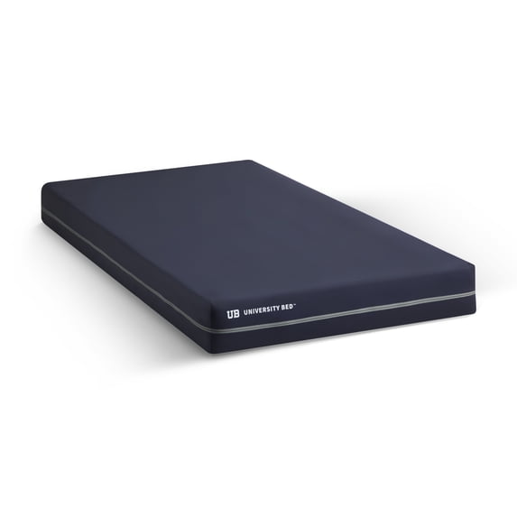 8 Inch Twin XL Mattress Encasement Protector, Waterproof Breathable Antimicrobial Bed Bug Proof Dorm Mattress Cover, Navy