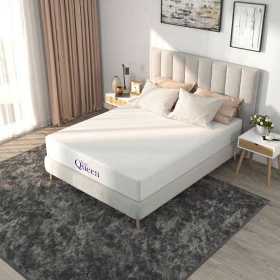 8 Inch Twin XL Size Foam Mattress, Moderate Hardness, Suitable for Dormitory Small Bedroom