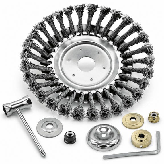 8 Inch Unbreakable Wired Trimmer Steel Wire Head