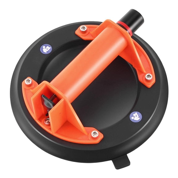8 Inch Vacuum Glass Lifter ABS Handle 400 lbs Max Lifting Capacity Tile Suction Cup Tool with Carrying Case for Lifting Large Tile Granite Drywall Windows 1 Pack