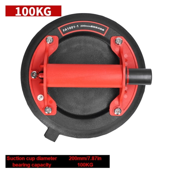 8 Inch Vacuum Suction Cup 220kg With Copper Handle Ventosas Para Vidrio Heavy Duty Lifter For Granite Tile Glass Manual Lifting