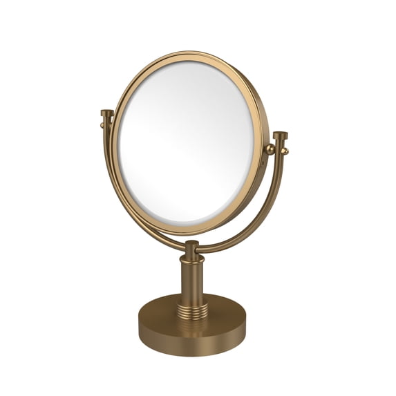 8 Inch Vanity Top Make-Up Mirror 2X Magnification - DM-4G/2X-BBR