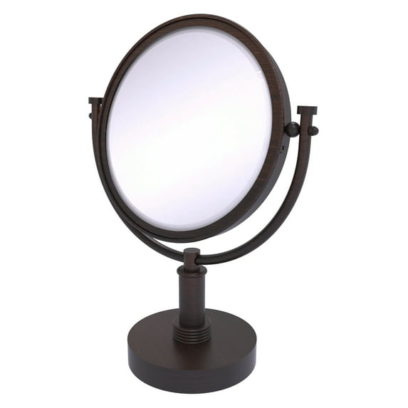 8 Inch Vanity Top Make-Up Mirror 2X Magnification - DM-4G/2X-VB
