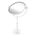 thumbnail image 1 of 8 Inch Vanity Top Make-Up Mirror 3X Magnification - DM-2/3X-WHM, 1 of 10