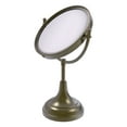 thumbnail image 1 of 8 Inch Vanity Top Make-Up Mirror - Antique Brass / 3X, 1 of 10