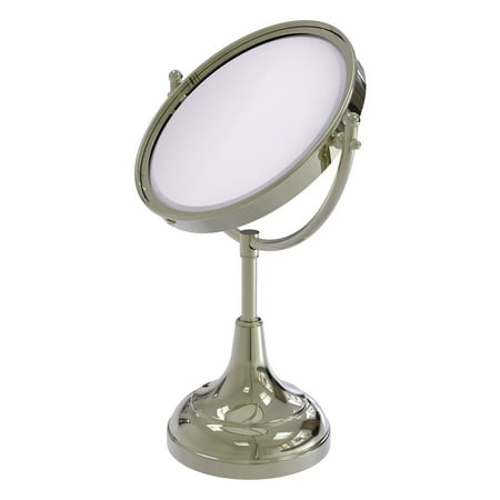 8 Inch Vanity Top Make-Up Mirror - Polished Nickel / 3X
