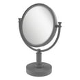 thumbnail image 1 of 8 Inch Vanity Top Make-Up Mirror with Smooth Accents - Matte Gray / 4X, 1 of 10