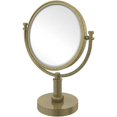 thumbnail image 1 of 8 Inch Vanity Top Make-Up Mirror with Twisted Accents - Antique Brass / 4X, 1 of 5