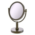thumbnail image 1 of 8 Inch Vanity Top Make-Up Mirror with Twisted Accents - Antique Brass / 5X, 1 of 5