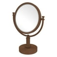 thumbnail image 1 of 8 Inch Vanity Top Make-Up Mirror with Twisted Accents - Antique Bronze / 3X, 1 of 10