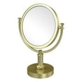 thumbnail image 1 of 8 Inch Vanity Top Make-Up Mirror with Twisted Accents - Satin Brass / 3X, 1 of 5
