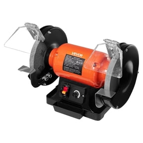 8-Inch Variable Speed Bench Grinder, 2000-3450 RPM 5.0A Grinding Tool w/ 36/60 Grit Wheels
